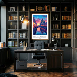 Saint Petersburg Cathedral Poster