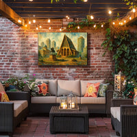 Urban Architectural Harmony Wanderlust Minimalist Poster