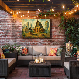 Urban Architectural Harmony Wanderlust Minimalist Poster