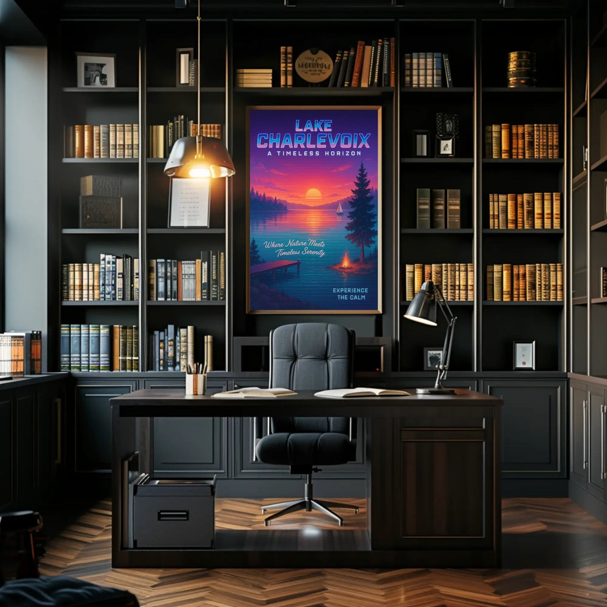 Lake Charlevoix A Timeless Horizon Poster