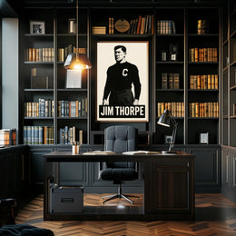 Jim Thorpe Legendary Athlete Poster