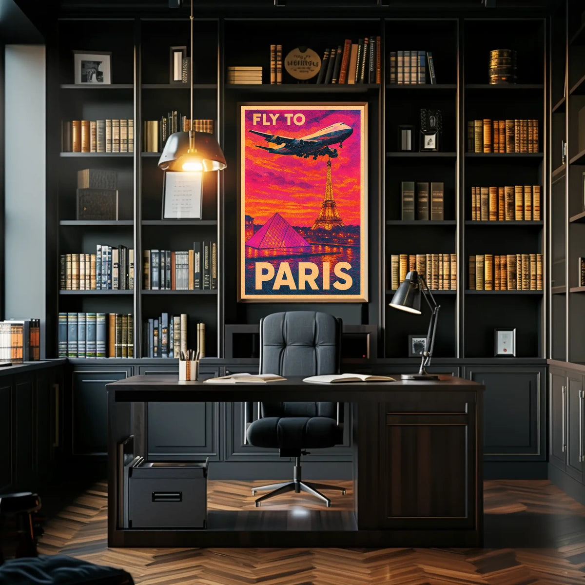 Fly To Paris Poster