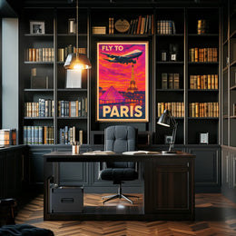 Fly To Paris Poster