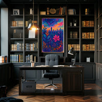 Cityscape In Bloom Poster