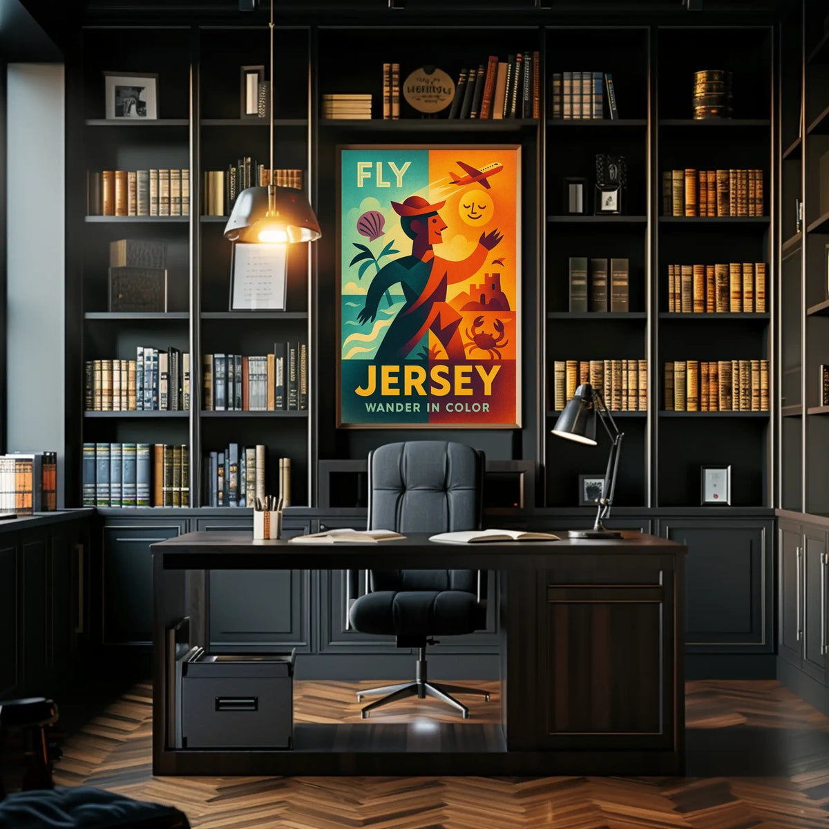 Fly Jersey Wander In Color Poster