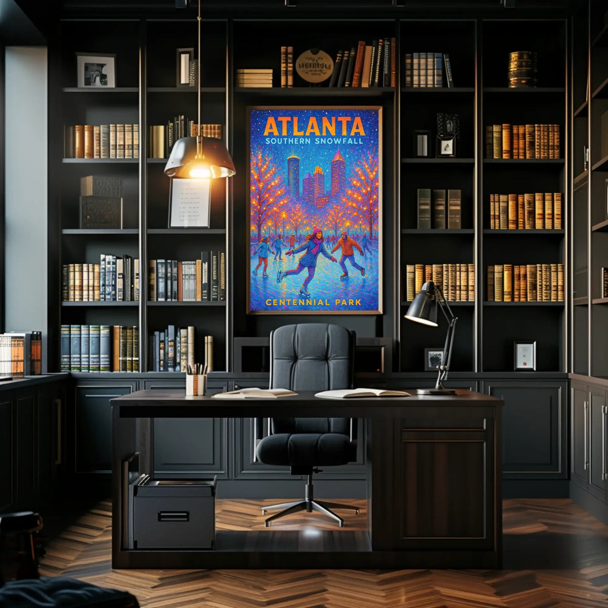 Atlanta Southern Snowfall Poster
