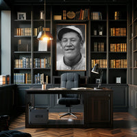 Vintage Baseball Legend Poster