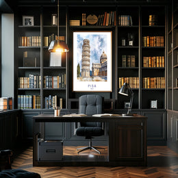 Pisa Art Poster PosterGoat