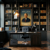 Jimmy Carter Presidential Tribute Photo Tribute Poster PosterGoat