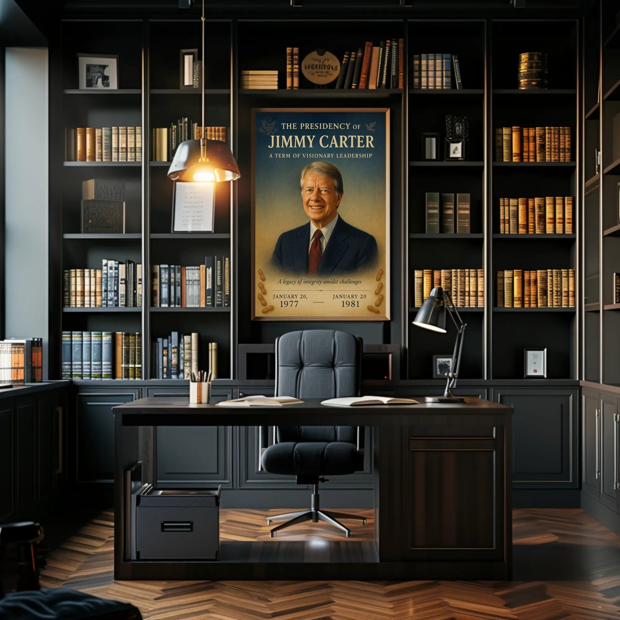 Jimmy Carter Presidential Tribute Photo Tribute Poster PosterGoat