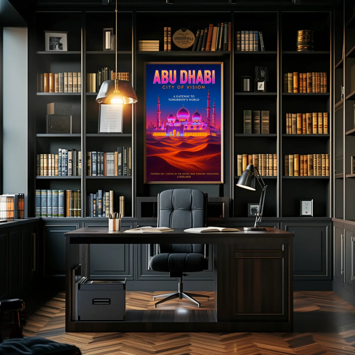 Abu Dhabi Visionary Gateway Travel Poster