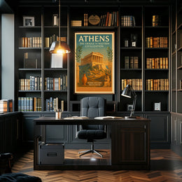 Athens The Cradle of Western Civilization Poster
