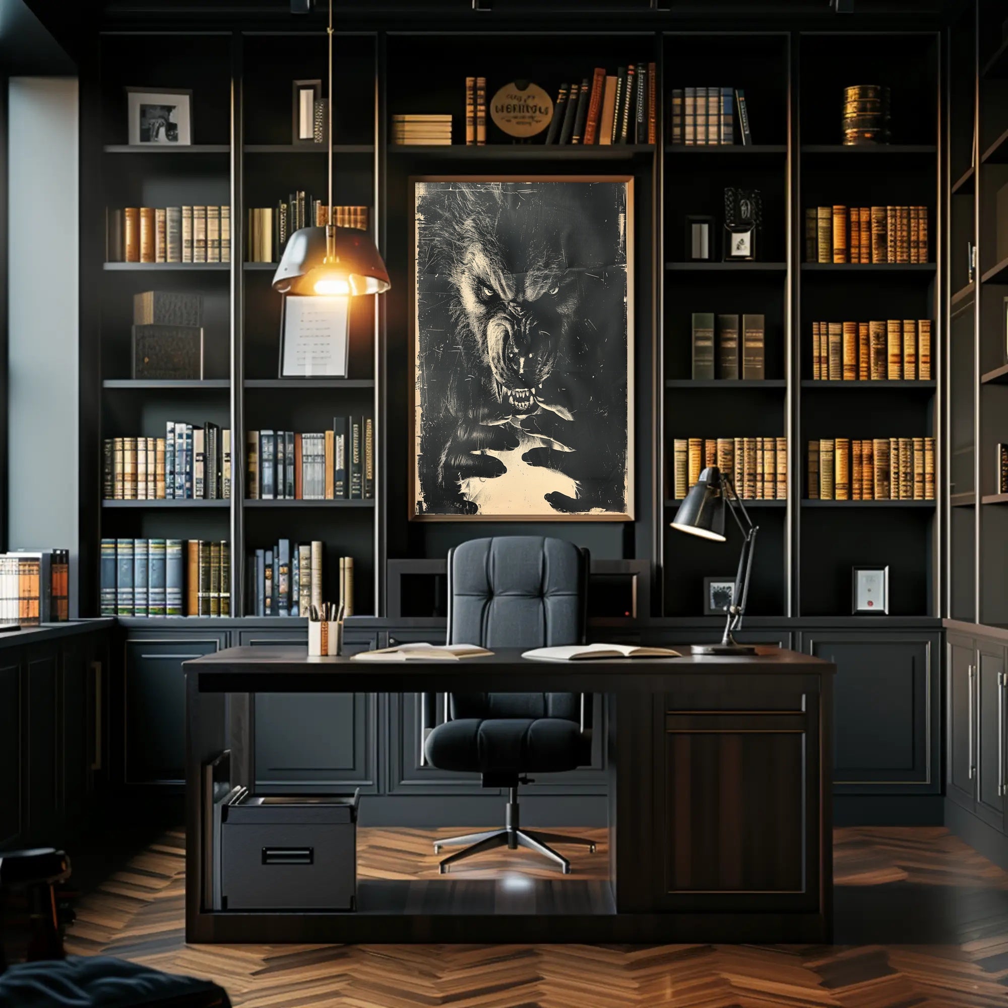 The Beast Within Art Print Poster for Home Decor and Wall Art PosterGoat