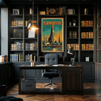 Bangkok Skyline Poster