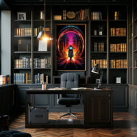 Neon Journey Poster