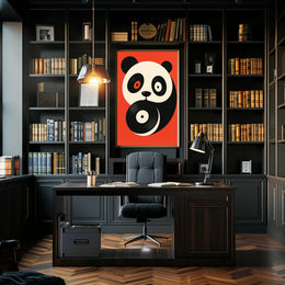 Panda Vinyl Vibes Poster