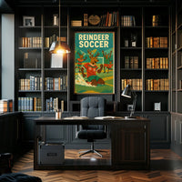 Reindeer Soccer Extravaganza Poster