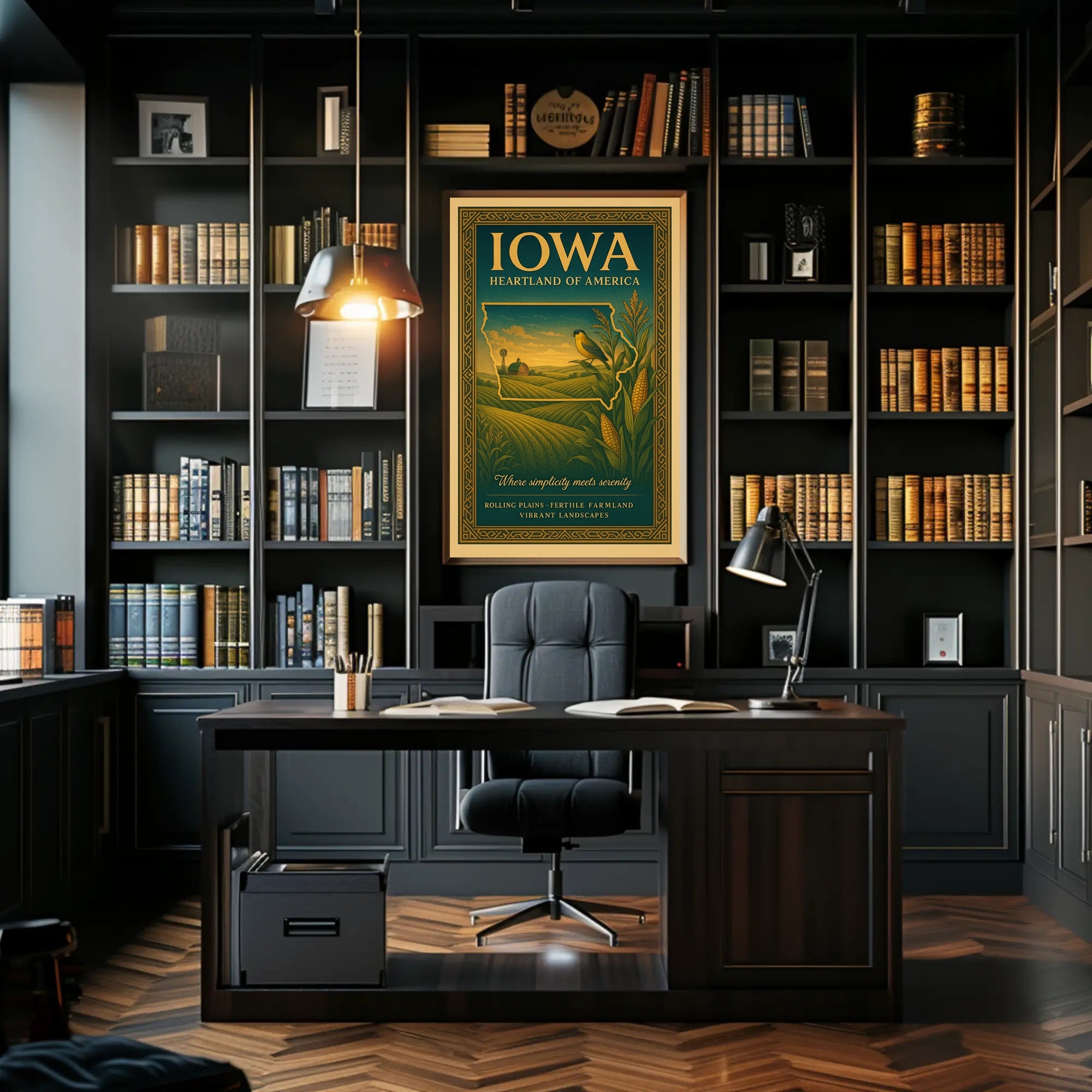 Iowa Heartland Of America Poster