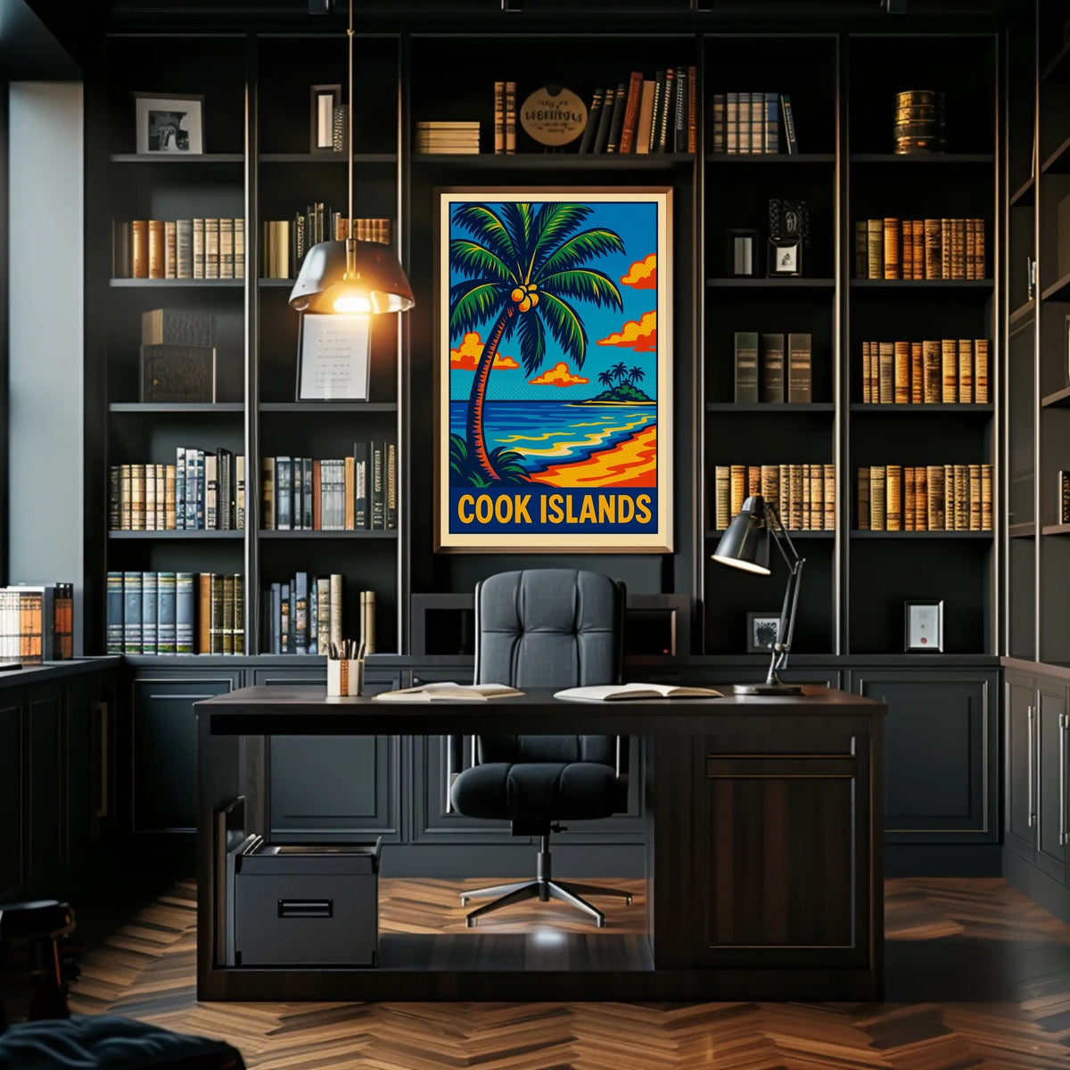 Tropical Paradise Cook Islands Poster