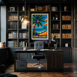 Tropical Paradise Cook Islands Poster