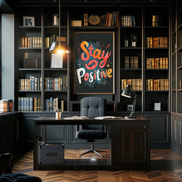 Stay Positive Poster