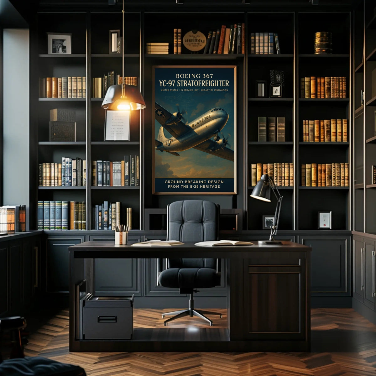 Boeing 367 YC-97 Stratofreighter Poster