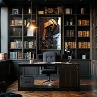 The Lonely Robot In The Rain Poster PosterGoat