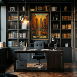 New York Cityscape Poster