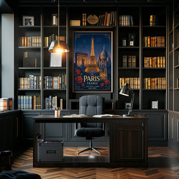 Paris The City of Light and Love Poster