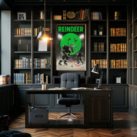 Reindeer Hockey Showdown Poster