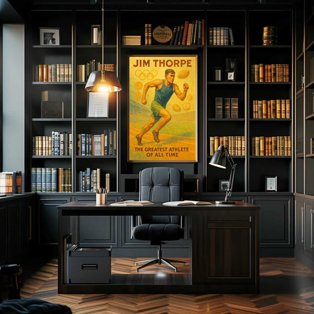 Jim Thorpe Legendary Athlete Poster