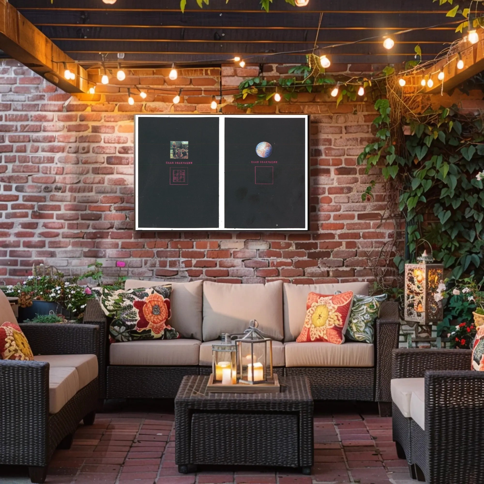 Evacuation Plan Concept Poster