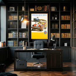 Sports Car Club of America Racing Poster
