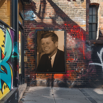 John F. Kennedy 35th President Sepia Photo
