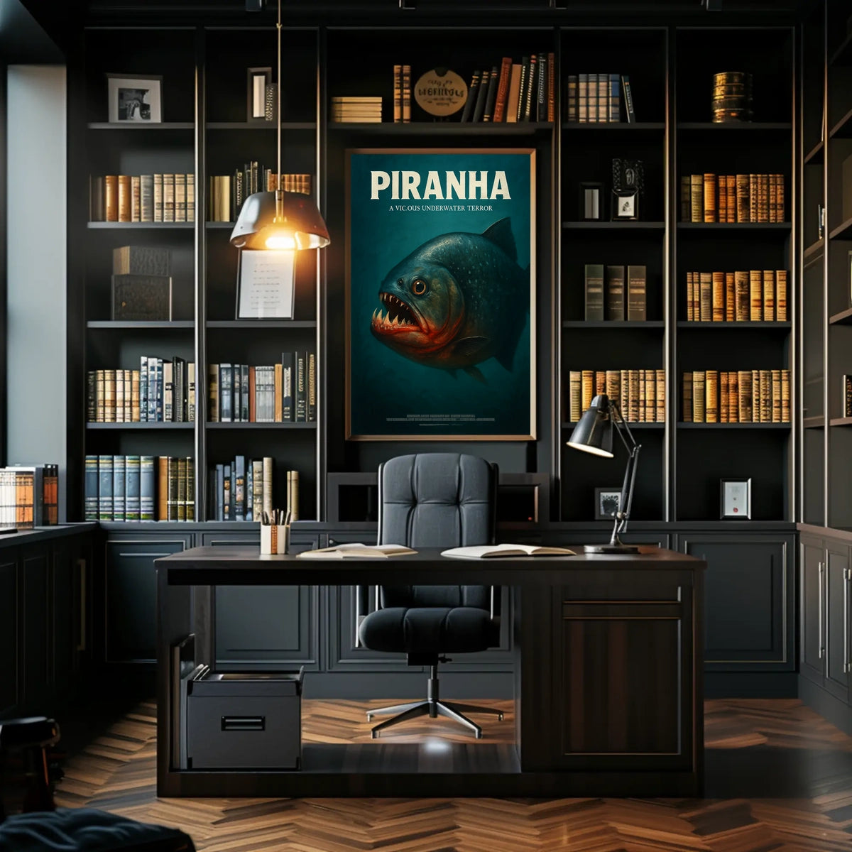 Piranha Underwater Terror Poster