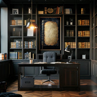 Antique Book Cover Design Poster