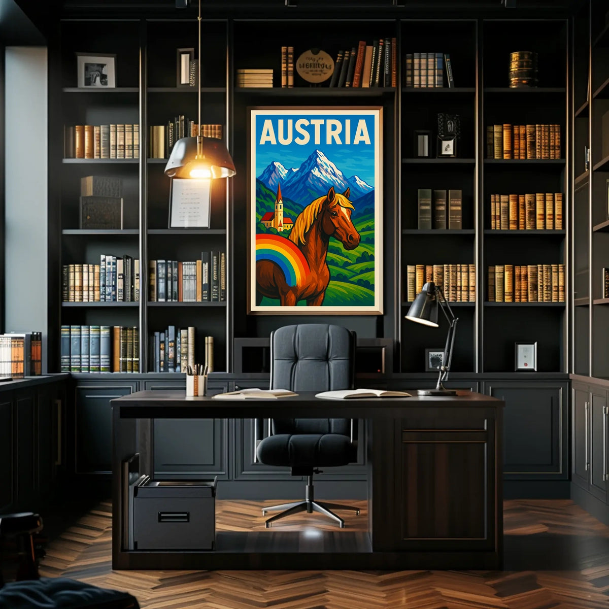 Austria A Vibrant Landscape Poster