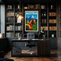 Austria A Vibrant Landscape Poster