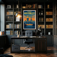 Visit New York City Poster PosterGoat