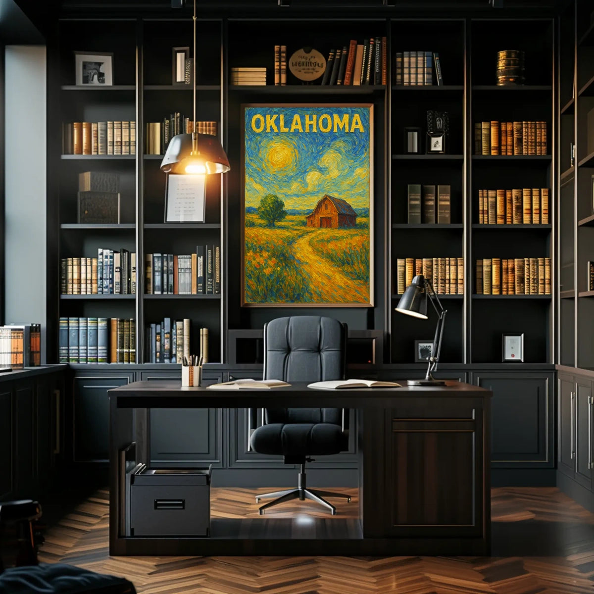 Oklahoma Landscape Scenic Poster