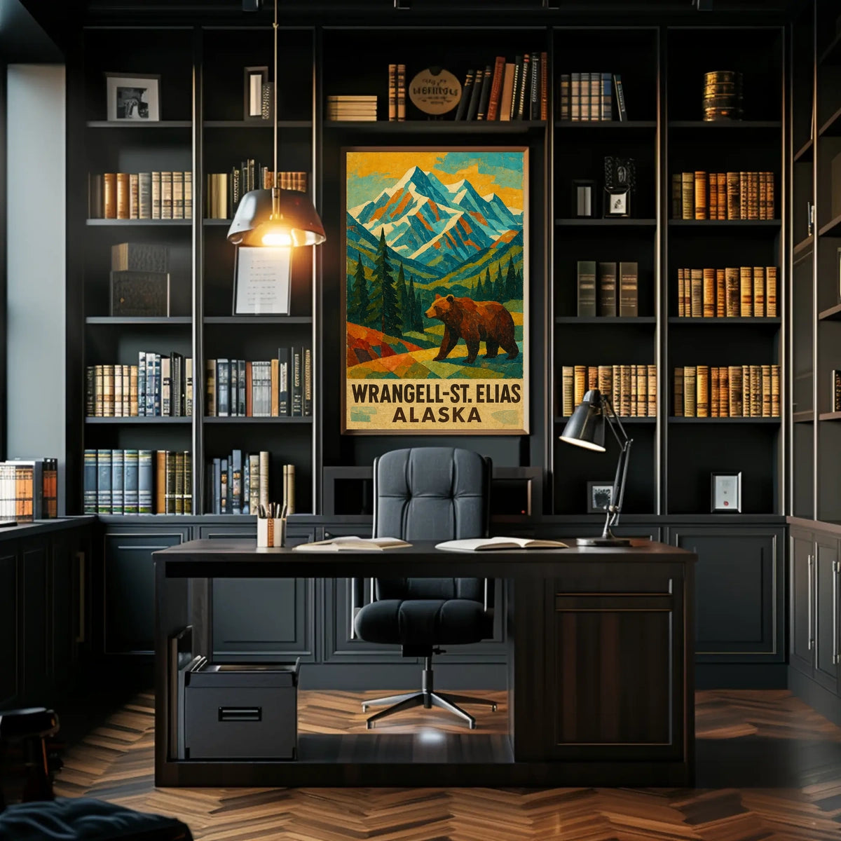 Wrangell-St. Elias Alaska Wilderness Poster