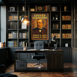 Grover Cleveland 22Nd And 24Th Poster