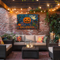 Halloween Mosaic Gothic Collectors Poster