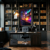 Magical Potion Laboratory with Fantastical Mystical Charm Fantasy Poster