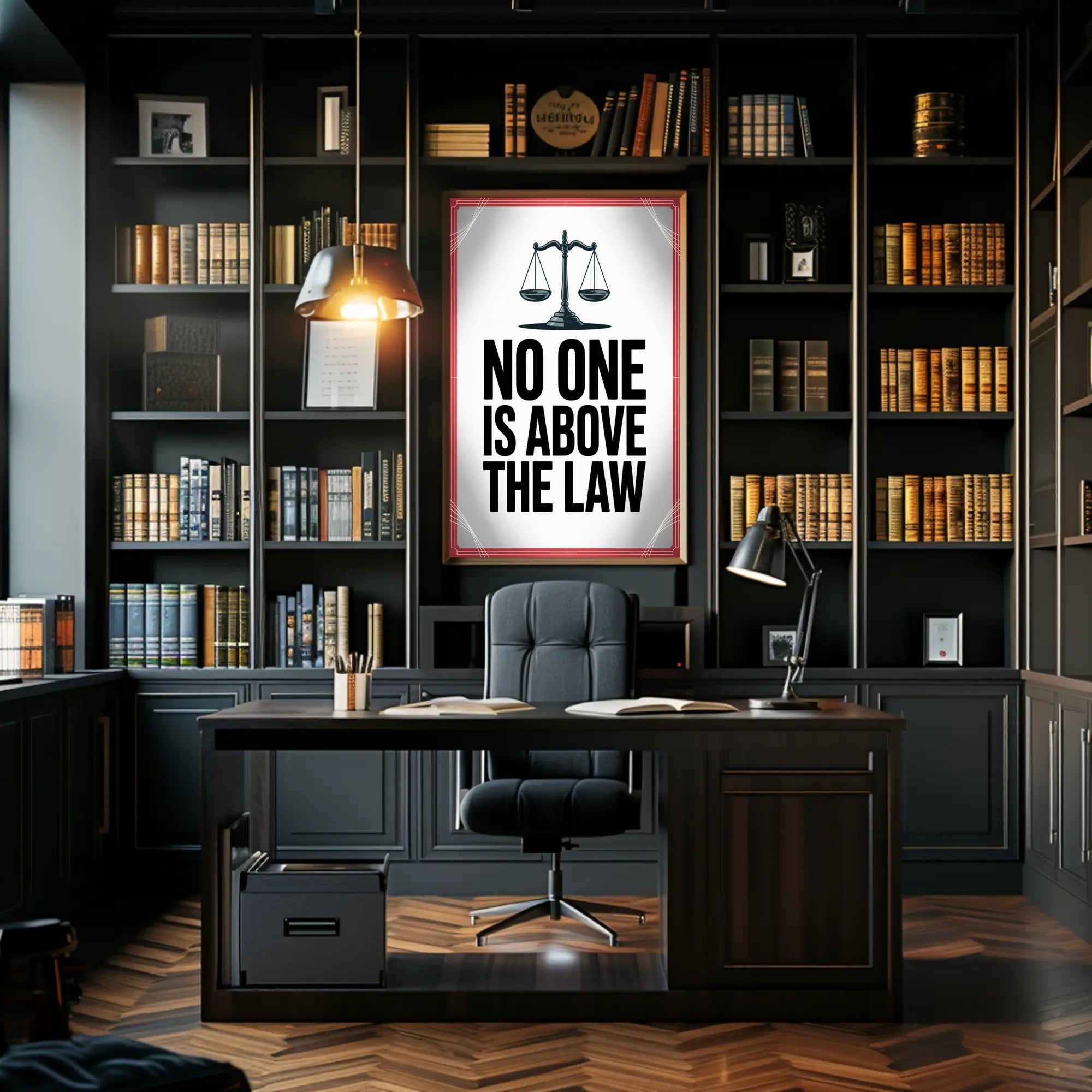 Justice for All: Modern Political or Propaganda Poster