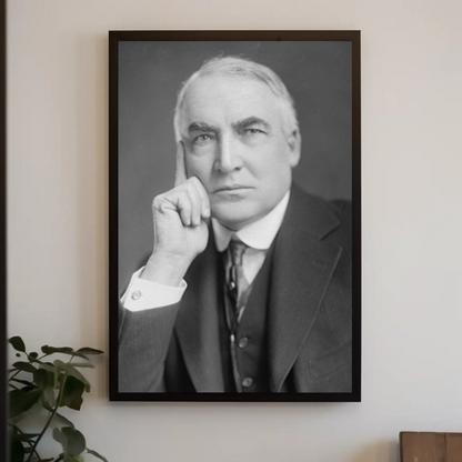 Warren Harding 29th President Of The United States Photo