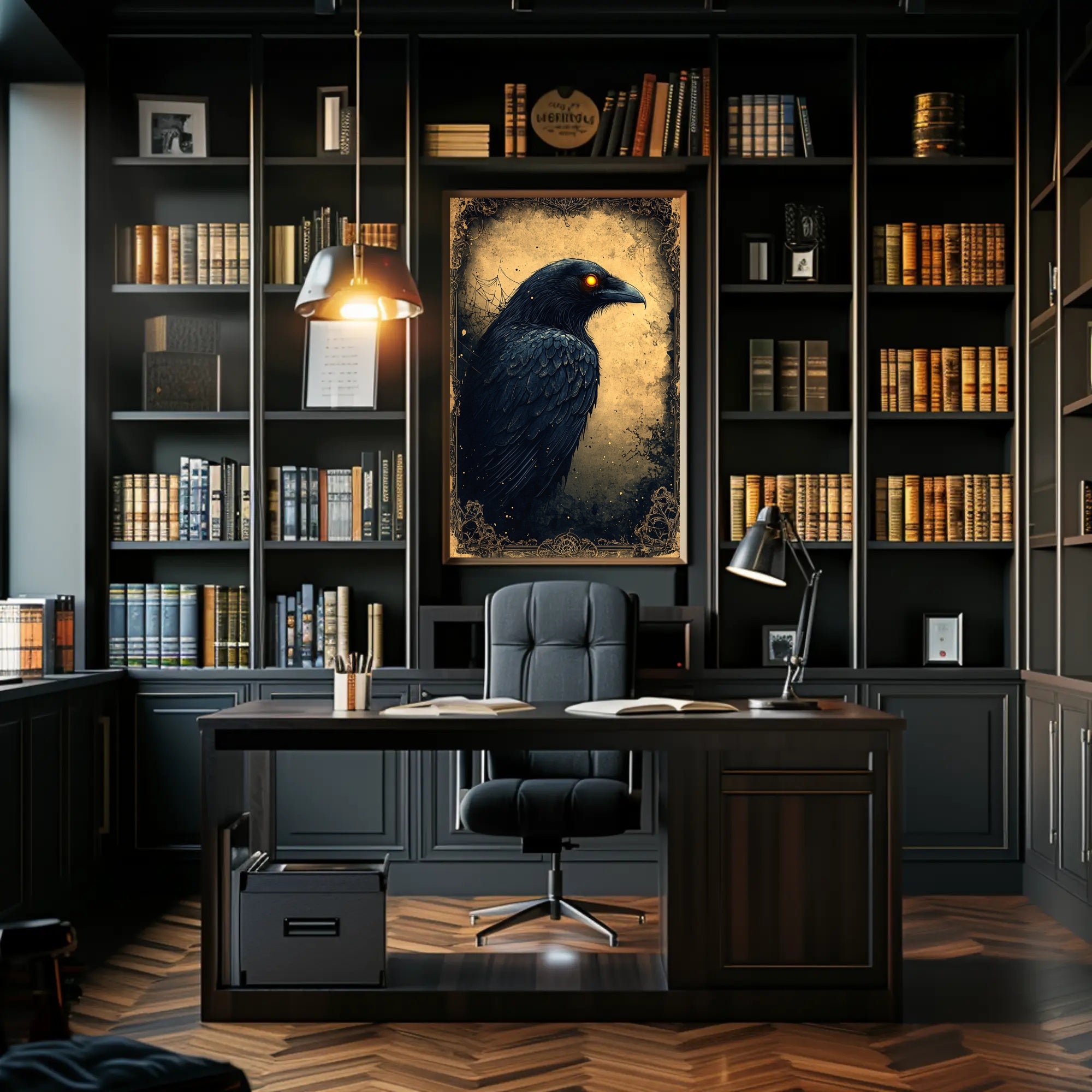 The Enigmatic Raven Poster