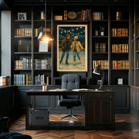 Winter Skating Delight Poster