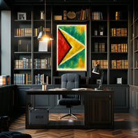 Abstract National Colors Poster