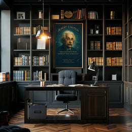 Theoretical Physicist Vintage Poster: Inspire Intellectual Pursuit